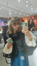 雅格羅伊貂絨外套女 真貂短款純毛海寧水貂皮草外套短款女披肩斗篷狐貍毛 黑色 均碼 曬單實(shí)拍圖