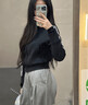 阿迪達斯 （adidas）三葉草外套女裝秋季新款三條紋健身訓練運動(dòng)服立領(lǐng)防風(fēng)休閑夾克 IY7278 S 曬單實(shí)拍圖