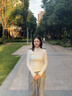 LAGOGO奶霜蕾絲袖半高領(lǐng)打底衫女拉谷谷2025年冬季新款肌理感T恤 米白色 M 曬單實(shí)拍圖