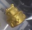 同心鳳足金999生日蛋糕 金蛋糕黃金轉(zhuǎn)運珠擺件生日快樂兒童送禮物 1g,生日蛋糕擺件 無孔【多退少補】 曬單實拍圖