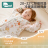 柯斯德尼（kidsneed）嬰兒睡袋秋冬純棉恒溫雙層寶寶睡袋嬰幼兒睡衣兒童防踢被分腿M碼 曬單實(shí)拍圖