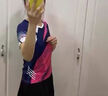尚帛錦羽毛球服套裝男女速干羽毛球衣排球服乒乓球運(yùn)動(dòng)比賽訓(xùn)練隊(duì)服定制 7506粉寶藍(lán)色 XL 碼女款 165-170cm 110-120斤 曬單實(shí)拍圖