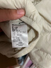 asics亞瑟士童裝25年冬季兒童柔軟舒適三防輕量保暖羽絨服【高充絨量】 奶白色 清潔度1000-鴨絨 175 充絨量117.3g 曬單實拍圖