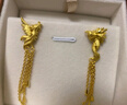 周生生  黃金足金龍鳳流蘇耳環(huán)一對 86758E 計價(jià) 10.15克 曬單實(shí)拍圖