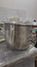 韓笑食品級加厚316不銹鋼鍋高湯鍋大容量加深燉鍋蒸煮兩用鍋煲湯鍋 316鋼特厚高湯鍋（5-7人用） 26cm 曬單實(shí)拍圖