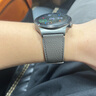 港爵適用華為手表表帶真皮GT3 pro watch6/5/4/3/2運動(dòng)智能腕帶男頭層牛皮星云灰銀扣22MM表盤(pán)46/48MM 曬單實(shí)拍圖