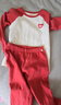 戴維貝拉（DAVE＆BELLA）兒童內衣套裝女寶寶家居服秋冬新年小童睡衣保暖男童秋衣秋褲 紅色【現貨】 120 cm（建議身高110-120cm） 曬單實(shí)拍圖