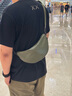蔻馳（COACH）奧萊男士HALL SOFT單肩背包 軍綠色 曬單實(shí)拍圖