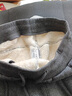 羅蒙（ROMON）冬季超厚加絨運動(dòng)休閑褲男士棉褲加肥加大碼羊羔絨加厚特厚長(cháng)褲 6601 深灰色【束口】 2XL 135到150斤 曬單實(shí)拍圖