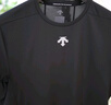 迪桑特（DESCENTE） RUNNING系列跑步運動(dòng)健身男士短袖針織衫夏季新品 BK-黑色 M (170/92A) 曬單實(shí)拍圖