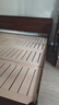 一木全實(shí)木床 北美黑胡桃木床 現代簡(jiǎn)約雙人床 大板床 臥室家具置物床 1.8米 FAS級黑胡桃木 曬單實(shí)拍圖