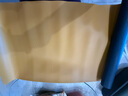 靈蛇（LINGSHE)皮質(zhì)雙面鼠標(biāo)墊900MM*450MM*1.8MM筆記本電腦桌墊鍵盤墊辦公學(xué)生桌墊 P89黃色+寶藍(lán) 曬單實(shí)拍圖
