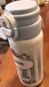 貝親（Pigeon）趣玩聯(lián)名保溫杯學(xué)生水杯上學(xué)專用 雙飲直筒杯600ml(藍(lán)色豎條小狗) 曬單實(shí)拍圖