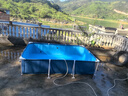 Bestway支架游泳池家用兒童寶寶免充氣泳池家庭折疊魚池戶外水池(56404） 曬單實拍圖