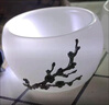 泉秀堂白玉瓷主人杯單杯功夫茶杯琉璃茶具鑲嵌鍍銀男女個人杯品茗杯茶盞 玉瓷如意杯-梅蘭竹菊 70ml 4只 200mL以下 曬單實拍圖