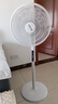 Meind智選電風(fēng)扇一級(jí)能效立式智能扇家用落地扇風(fēng)扇搖頭宿舍電扇 天空白+智能遙控+1.2米線(xiàn) 曬單實(shí)拍圖