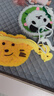 迪漫奇手工毛線畫刺繡兒童卡通包包戳戳樂材料包制作過家家玩具生日禮物 曬單實(shí)拍圖