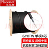 菲尼特 Pheenet光纜 GYXTW室外鎧裝光纜  架空管道光纖線纜  中心束管式光纜 可定制長度 單模4芯 100米 曬單實拍圖