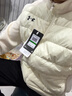 Under Armour安德瑪童裝男女童立領(lǐng)百搭運動(dòng)風(fēng)輕薄羽絨服中性大童保暖短款外套 奶油白 170 曬單實(shí)拍圖
