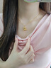 中國黃金China Gold一鹿有你黃金項鏈女2025新款吊墜生日禮物女送女友老婆結婚紀念日 一鹿有你足金吊墜[送S925鏈]+證書(shū)禮盒 曬單實(shí)拍圖
