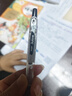 百樂(lè )（PILOT）JUICE果汁筆按動(dòng)黑色中性筆高顏值0.5簽字筆黑筆水筆學(xué)生考試刷題水性筆辦公用品文具套裝 5支 曬單實(shí)拍圖
