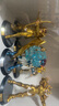 布魯可積木人 圣斗士星矢超越版 手辦玩具禮物潮玩拼裝模型桌面擺件 2只組合裝（射手座+天馬座） 曬單實(shí)拍圖