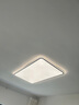 美的（Midea）真超薄吸頂燈客廳臥室燈全光譜led護(hù)眼智控160瓦燈具極光S5包安裝 曬單實(shí)拍圖