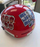 lyevre電動(dòng)車(chē)頭盔網(wǎng)紅創(chuàng  )意搞笑3C認證電瓶車(chē)安全帽四季男女通用輕便式頭盔 剛買(mǎi)的飛機被打啦 紅色 曬單實(shí)拍圖