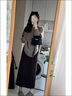 哈夫朵大碼女裝胖mm秋冬裝洋氣減齡顯瘦遮肚子針織衫毛衣半身裙套裝女 Z102咖色毛衣 常規(guī) 3XL 【建議150-165斤】 曬單實拍圖