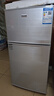 長(cháng)城（GREAT WALL FRIDGE）家用迷你小冰箱小型冷凍冷藏保鮮宿舍出租房辦公室節能省電雙開(kāi)門(mén)電冰箱 銀色108L【一級能效 全國聯(lián)?！?曬單實(shí)拍圖