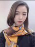 GIAVENTOLA絲巾桑蠶絲真絲女2025圍巾披肩教師節(jié)送女友老婆媽媽長(zhǎng)輩生日禮物 棋盤戈馬 曬單實(shí)拍圖