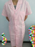 迪塞雅長(cháng)袖美容院工作服紋繡服護士服秋冬粉色服裝美容師足療店老師服裝幼兒園 純粉女款(短袖） XXXL 曬單實(shí)拍圖