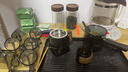 功夫茶具套裝煙灰側(cè)把茶壺玻璃高檔整套泡茶器燒水壺茶盤煮茶家用 壺+公杯+茶漏+主人杯+6把杯+杯架+茶盤 曬單實(shí)拍圖