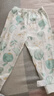 舒貝怡嬰兒衣服純棉寶寶對(duì)開(kāi)內(nèi)衣套裝男女春秋兒童睡衣秋衣秋褲綠色100 曬單實(shí)拍圖