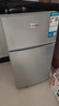 志高（CHIGO）小冰箱迷你小型家用冷藏冷凍兩用宿舍出租房用雙門辦公室電冰箱節(jié)能省電 【店長推薦】48L銀色【三天約一度電】 曬單實拍圖