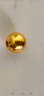 縱橫金業(yè)足金999  黃金轉運珠 金珠子  1克 單顆 散珠 手串diy 1克  轉運珠 曬單實(shí)拍圖