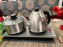 金灶（KAMJOVE）全自動上水電茶爐燒水壺保溫電水壺泡茶專用恒溫電熱水壺茶臺燒水壺一體 0.9L FM-9（銀色限定版） 曬單實拍圖