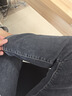 花花公子（PLAYBOY）牛仔褲男潮流秋冬季休閑褲子男士寬松商務(wù)直筒百搭長(cháng)褲 藍灰 32 曬單實(shí)拍圖