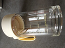 富光清然玻璃杯 高硼硅玻璃水杯子 女生便攜牛奶咖啡刻度茶杯330ml 曬單實(shí)拍圖