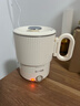 蘇泊爾（SUPOR）便攜式燒水壺電水壺可折疊0.8L 旅行出差家用養(yǎng)生沖奶電熱水壺學生304不銹鋼泡面杯 SW-08J01 曬單實拍圖