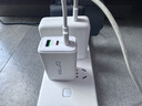 65W氮化鎵三口充電器快充頭 三60W不降速 | PD/QC全協(xié)議兼容 | 蘋(píng)果華為小米手機筆記本通用 | 白色 65W快充頭+1.5M雙C口快充線(xiàn) 曬單實(shí)拍圖