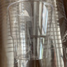 潔日邦一次性航空杯200ml*50只臺階式食品級透明加厚家用水晶太空杯 曬單實(shí)拍圖