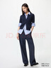 優(yōu)衣庫(kù)女裝羅紋POLO領(lǐng)針織開衫/短袖空調(diào)衫通勤479968 32 深米色 L /160/88A 曬單實(shí)拍圖