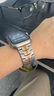 時仕適用apple watch ultra3 ultra2表帶鋼鐵俠純鈦金屬表帶蘋果手表iWatch s11/10/9/8/7/6/5se表帶 鈦橙色【純鈦表帶】 38/40/41/42mm 曬單實拍圖