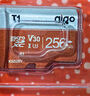 愛(ài)國者（aigo）256GB TF（MicroSD）存儲卡 U3 A1 V30 4K內存卡 相機行車(chē)記錄儀監控攝像頭儲存 T1JD讀速100MB/s 曬單實(shí)拍圖