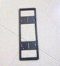 華飾 汽車(chē)車(chē)牌架框 新交規牌照框汽車(chē)用品鎂合金車(chē)牌架車(chē)牌托照套奔馳寶馬奧迪大眾車(chē)牌框  黑色一對裝 曬單實(shí)拍圖