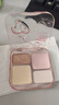 唯資唯資修容盤(pán)高光四色五色一體綜合盤(pán)側鼻眼影腮紅淚溝提亮 VE02顯嫩櫻桃霜 曬單實(shí)拍圖