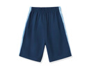 ASK JUNIOR男童夏裝薄款中大童速干休閑短褲拼色透氣跑步兒童褲子 藍色 160 曬單實(shí)拍圖