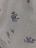 浪莎帶胸墊睡衣女夏季九分袖九分褲薄款甜美韓范可外穿家居服兩件套裝 帶胸墊九分褲套裝：ZW-1233 XL 曬單實(shí)拍圖