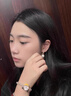 伊燦微鑲水鉆施家仿珍珠耳環(huán)女2025新款爆款耳釘耳墜輕奢獨特高級耳飾 金色施家橢圓珍珠耳環(huán) 曬單實(shí)拍圖